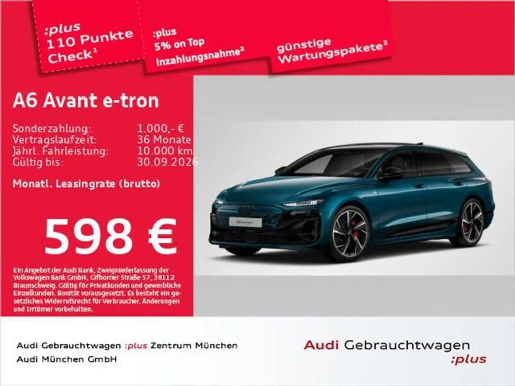 Audi A6 e-tron S-Line Performance