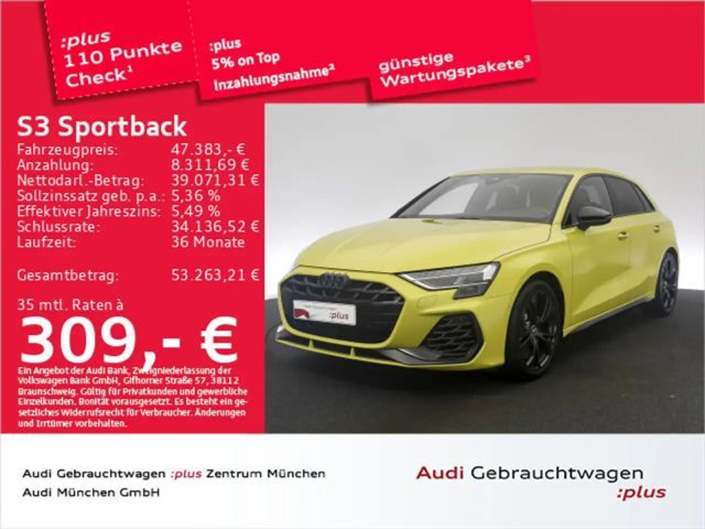 Audi S3 Sedan S-Tronic