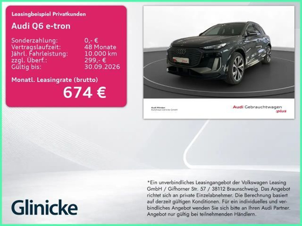 Audi Q6 e-tron S-Line