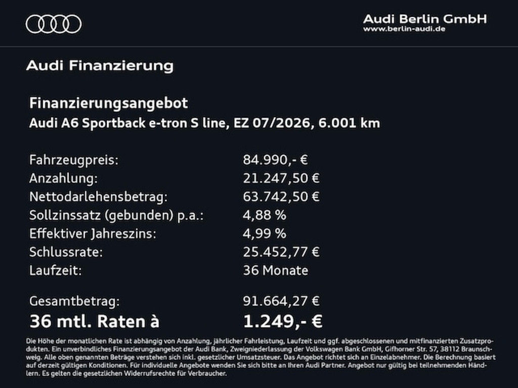 Audi A6 e-tron