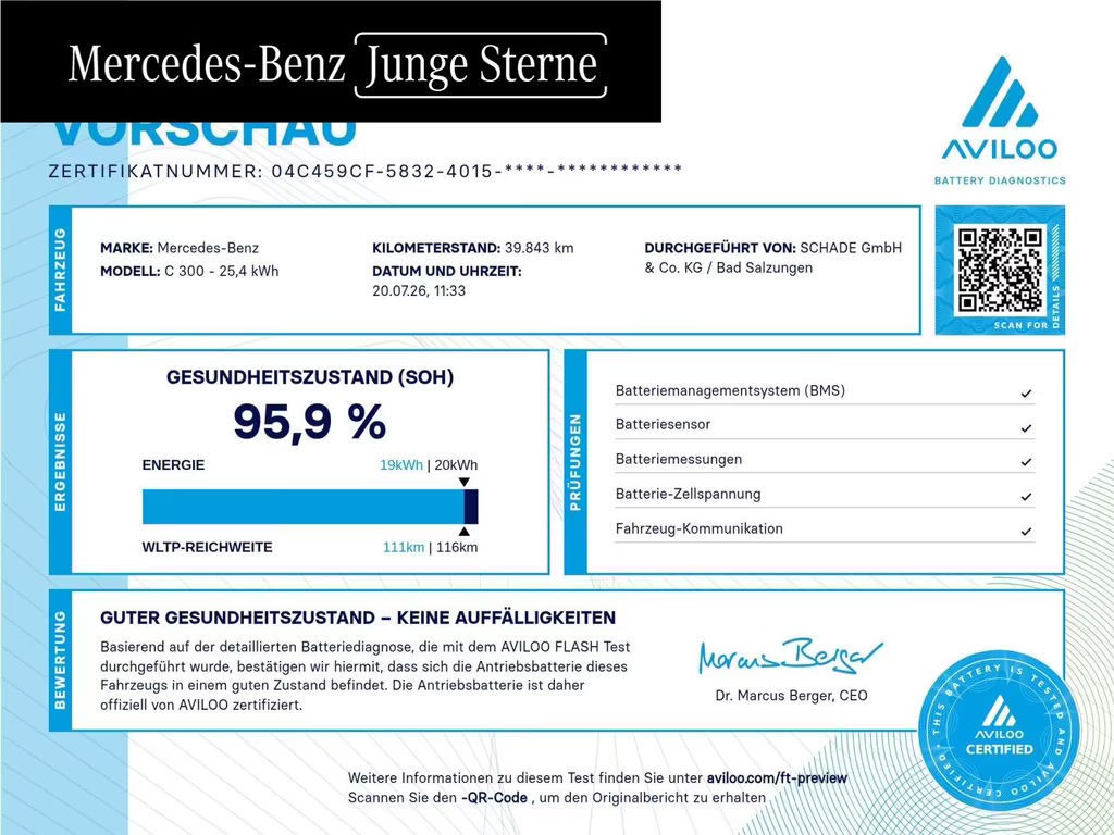 Mercedes-Benz C-Klasse C 300 AMG Line Estate C 300 e
