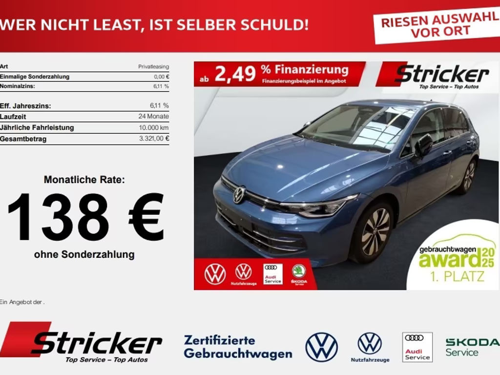 Volkswagen Golf DSG 1.5 eTSI