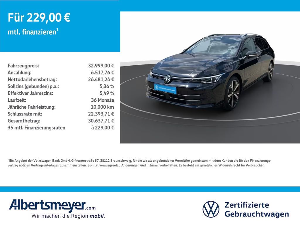Volkswagen Golf Style Variant 1.5 TSI Golf VIII