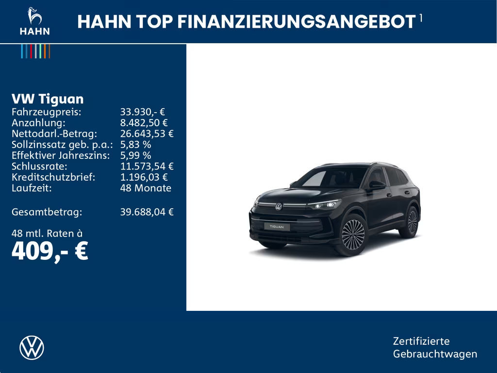 Volkswagen Tiguan DSG 1.5 eTSI