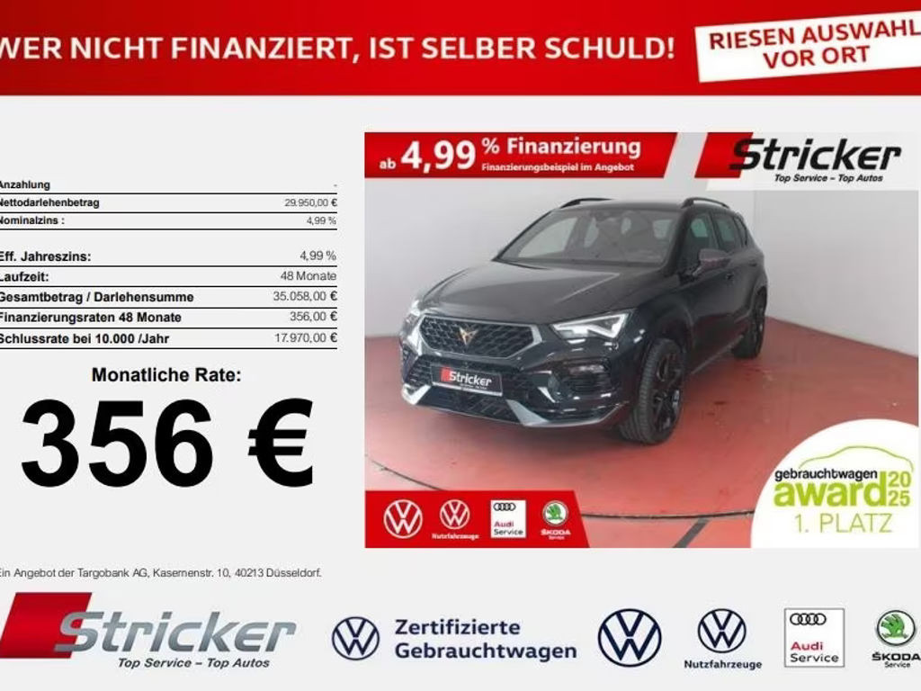 Cupra Ateca 4Drive 2.0 TSI DSG