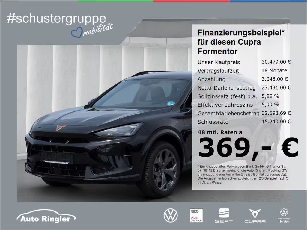 Cupra Formentor 1.5eTSI*ACC 360°Kam Navi el.Heckkl SHZ
