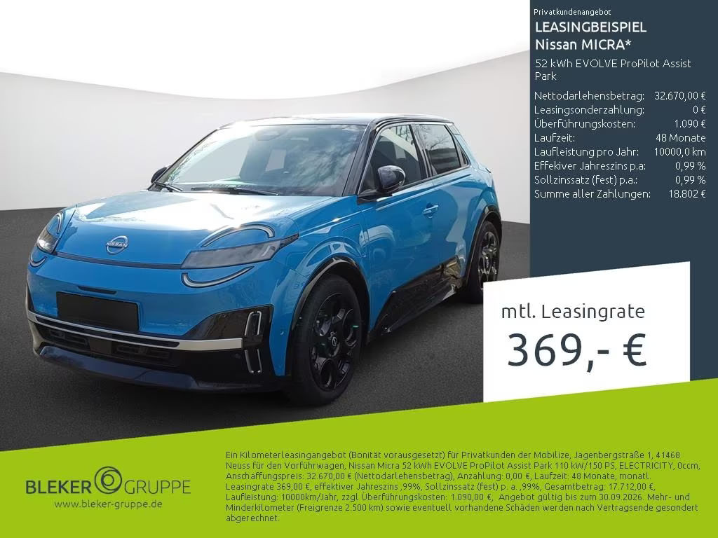 Nissan Micra Evolve