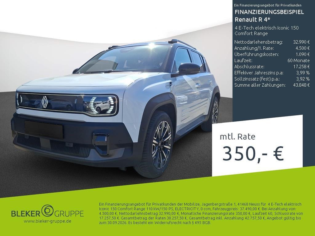 Renault 4 E-Tech Iconic Comfort