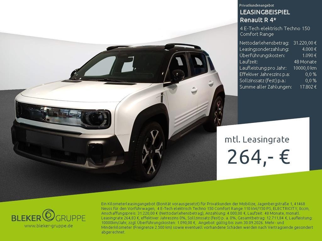 Renault 4 E-Tech Techno Comfort