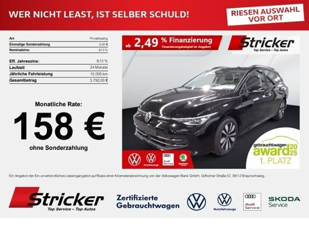 Volkswagen Golf DSG Variant 1.5 eTSI
