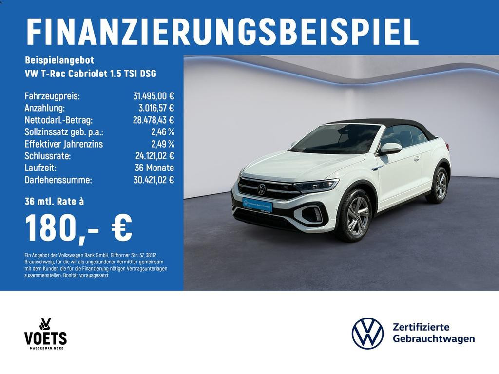Volkswagen T-Roc DSG Cabriolet R-Line 1.5 TSI