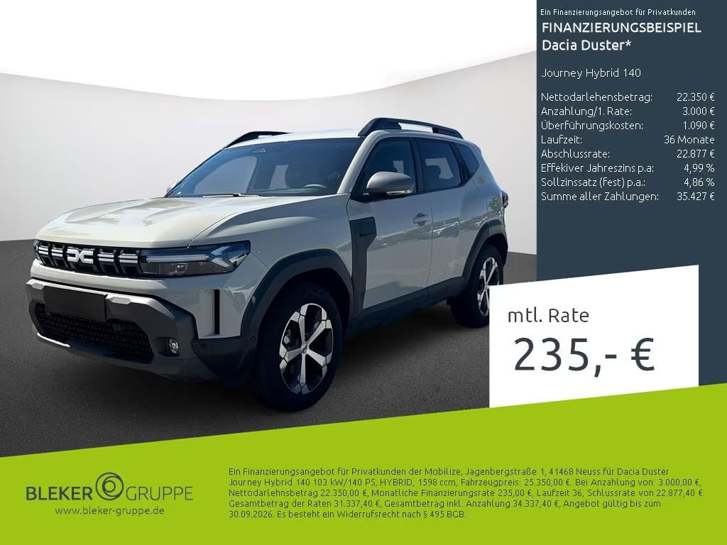 Dacia Duster Hybrid 140