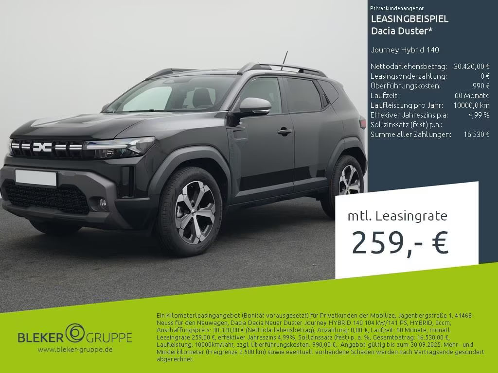 Dacia Duster Hybrid 140