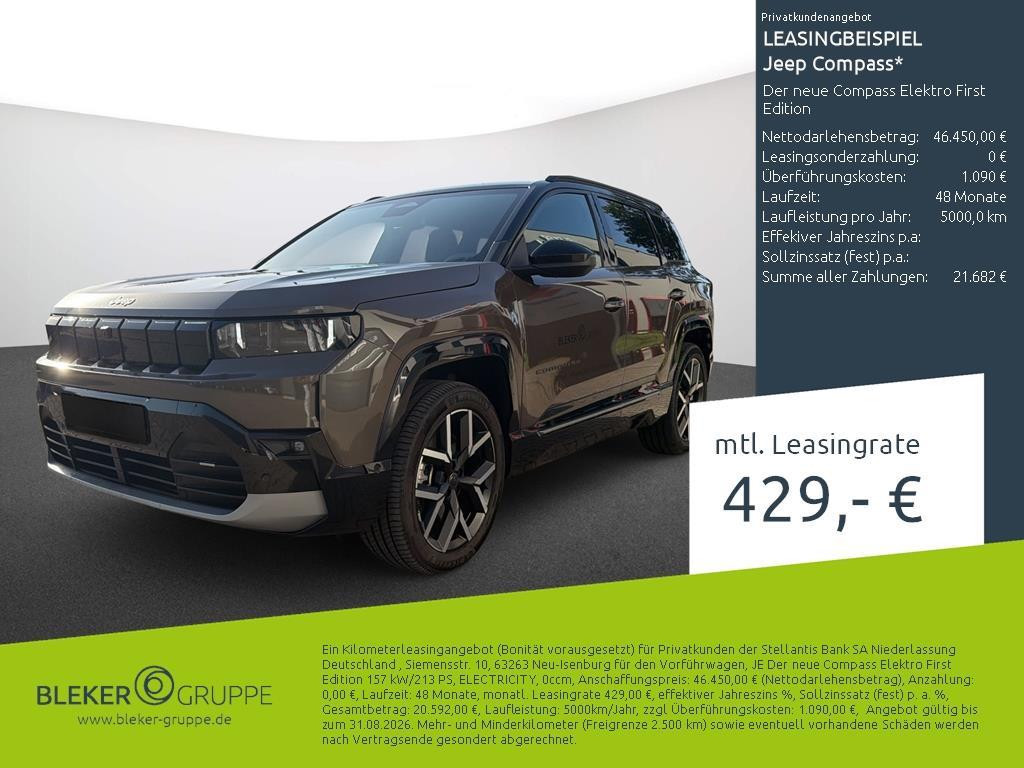 Jeep Compass Der neue Compass Elektro First Edition