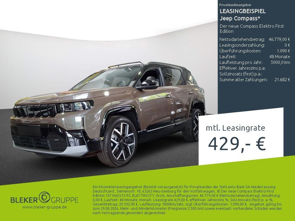Jeep Compass Der neue Compass Elektro First Edition