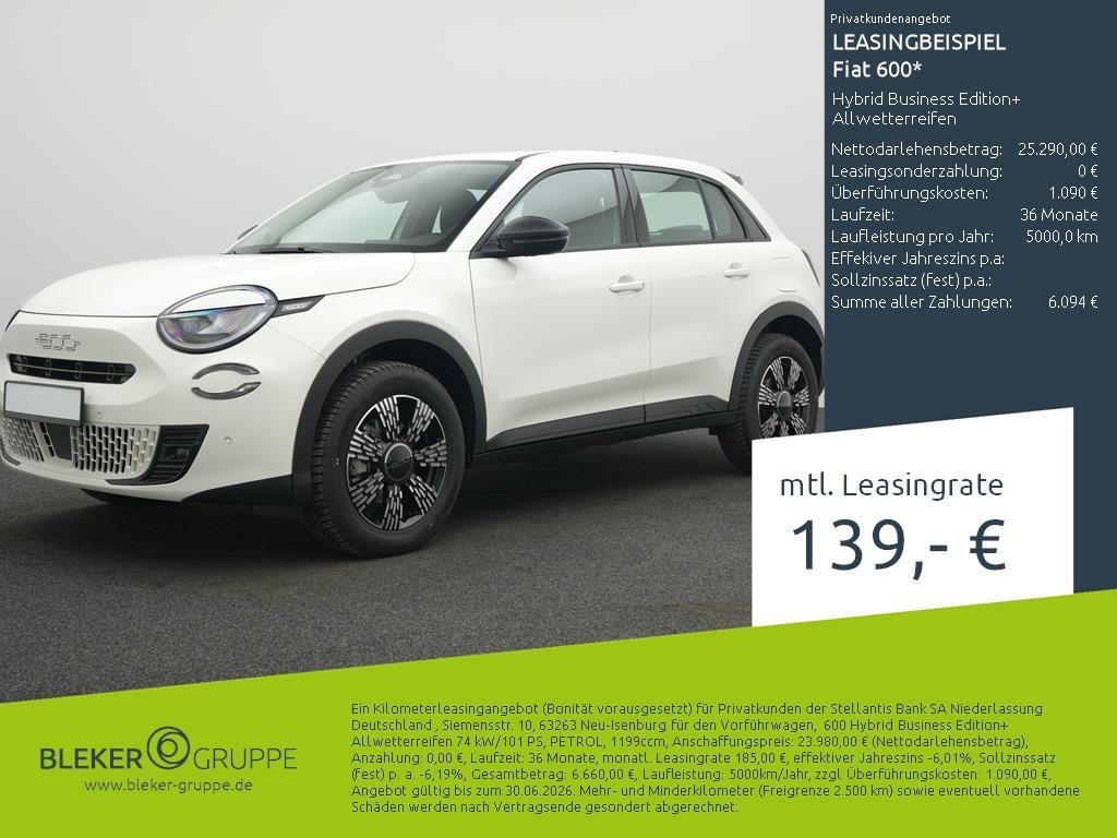 Fiat 600e Hybrid Business Edition+ Allwetterreifen