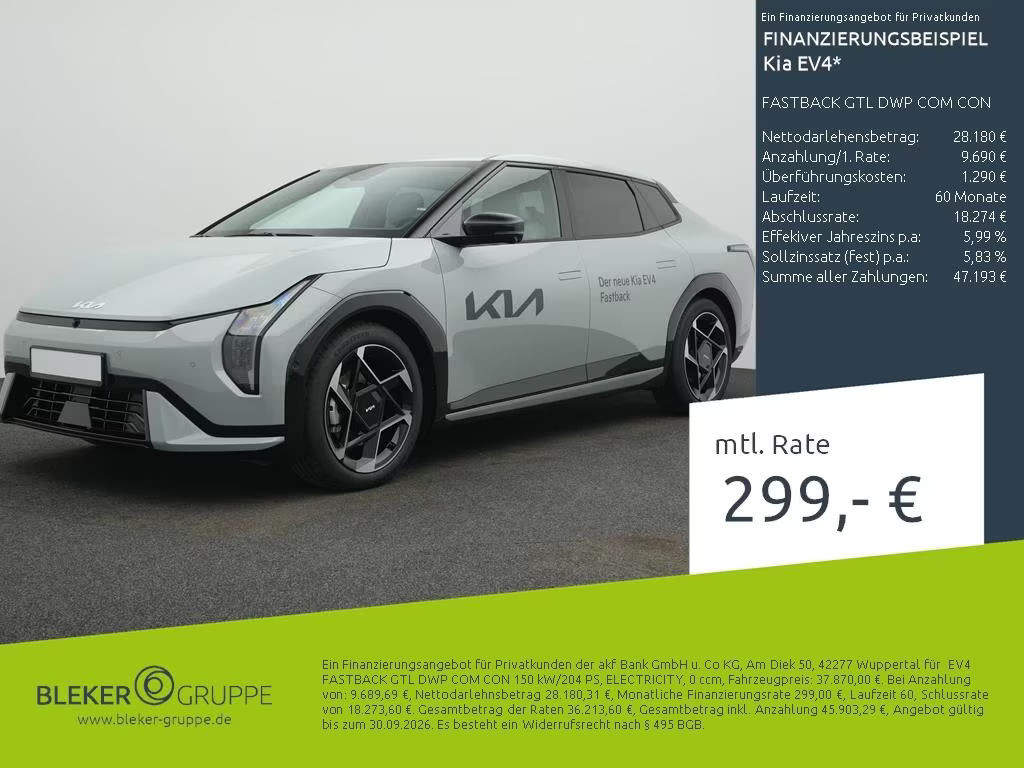 Kia EV4 GT-Line Fastback