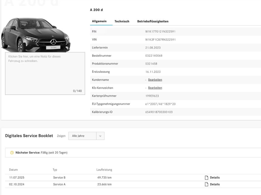 Mercedes-Benz A-Klasse
