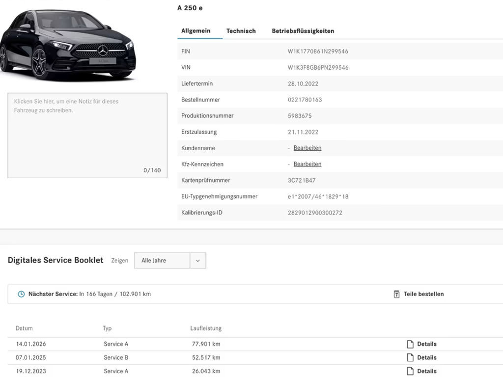 Mercedes-Benz A-Klasse