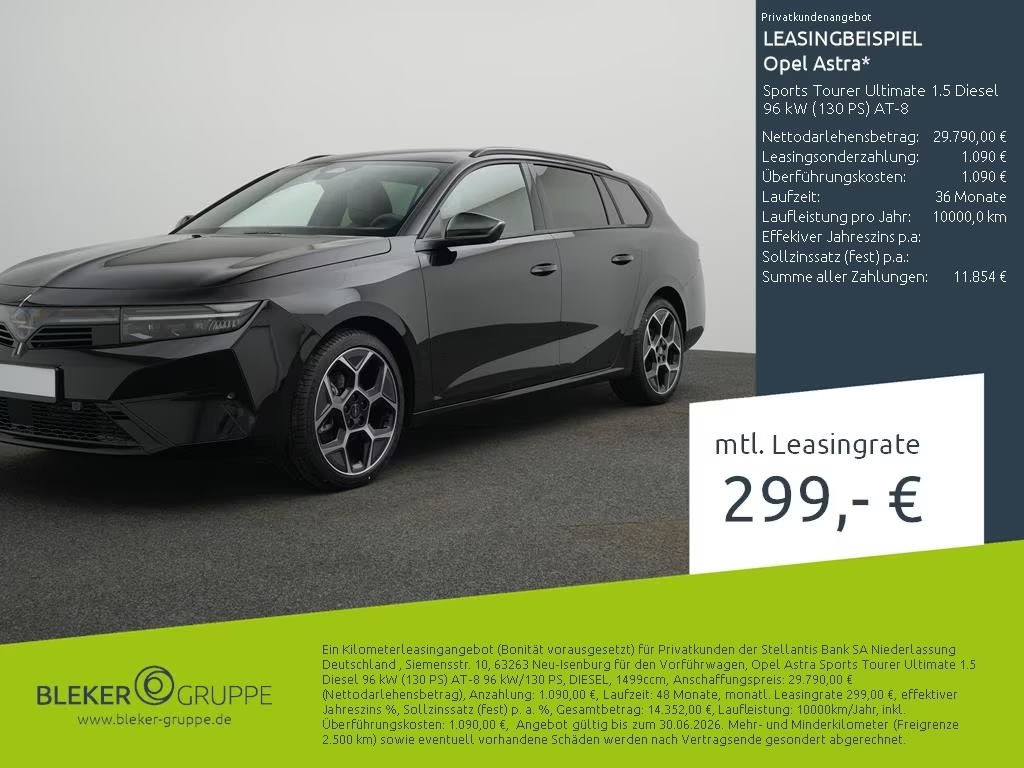 Opel Astra Sports Tourer Ultimate 1.5 Turbo