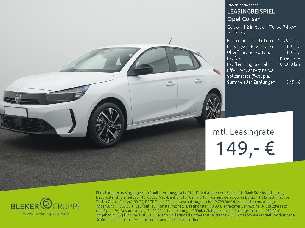 Opel Corsa Edition Turbo