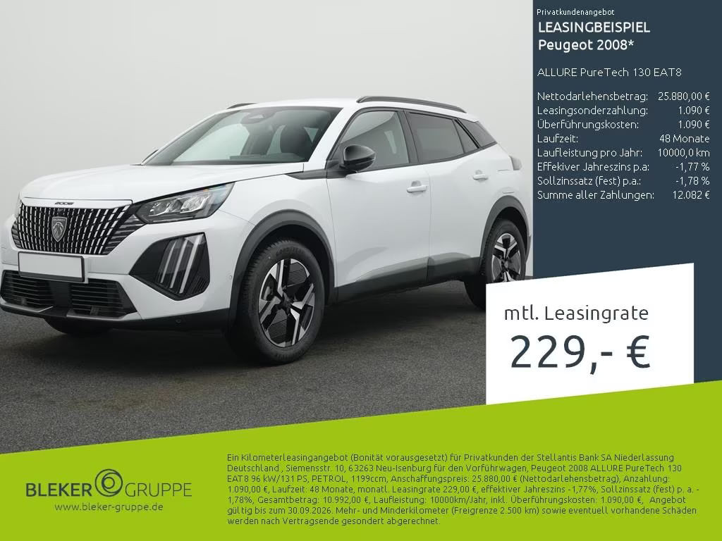 Peugeot 2008 Allure Pack PureTech EAT8