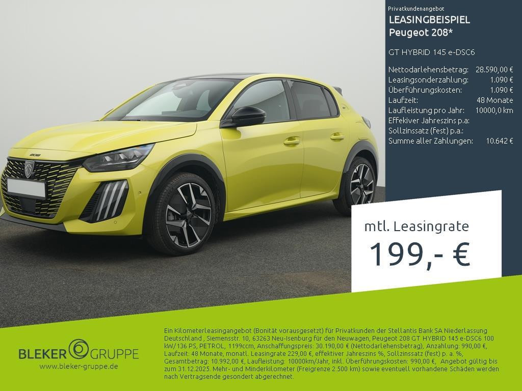 Peugeot e-208 GT-Line Hybrid