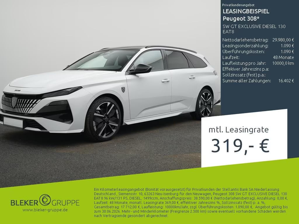 Peugeot 308 GT-Line SW EAT8