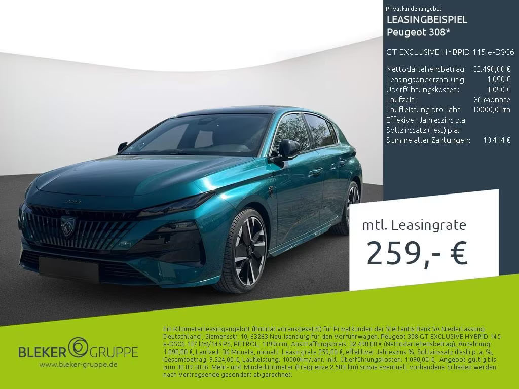Peugeot 308 GT-Line Hybrid