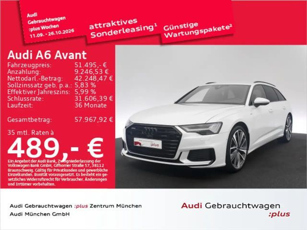 Audi A6 Quattro S-Line 55 TFSI