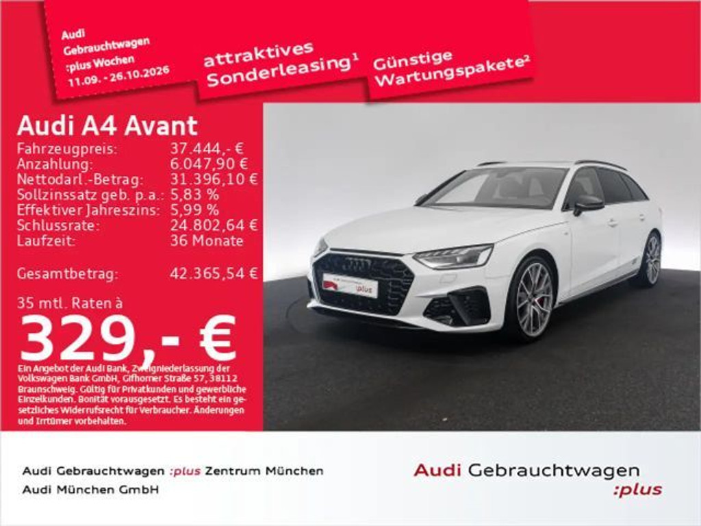 Audi A4 S-Line S-Tronic 40 TFSI
