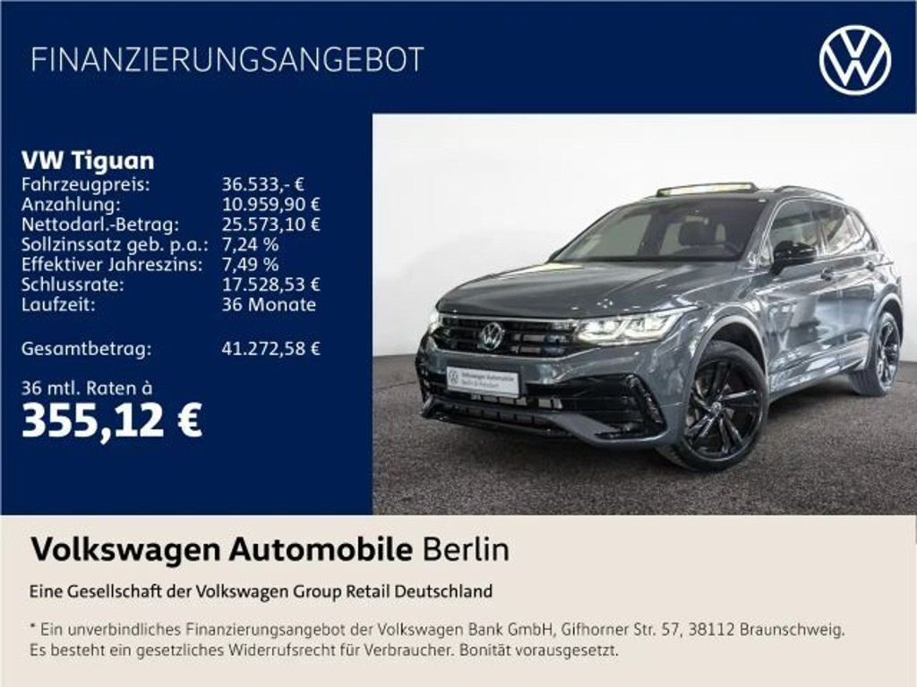 Volkswagen Tiguan R-Line 2.0 TSI