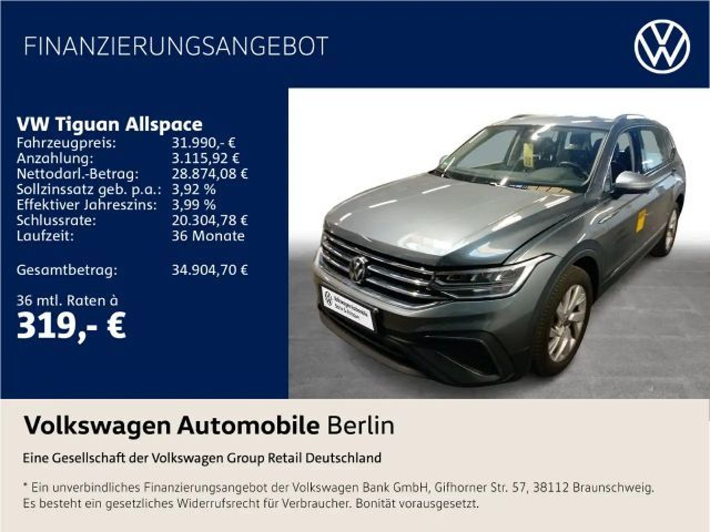 Volkswagen Tiguan Life Allspace 1.5 TSI