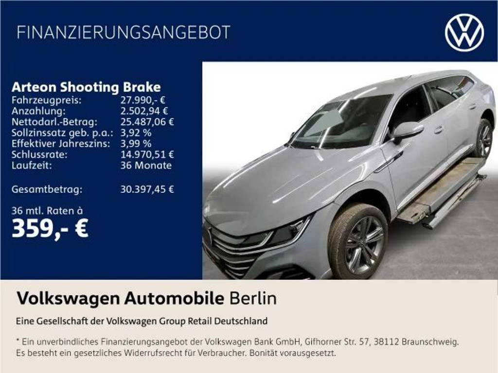 Volkswagen Arteon R-Line 2.0 TSI