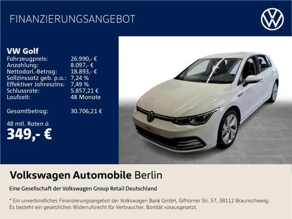 Volkswagen Golf Style Golf VIII 2.0 TSI