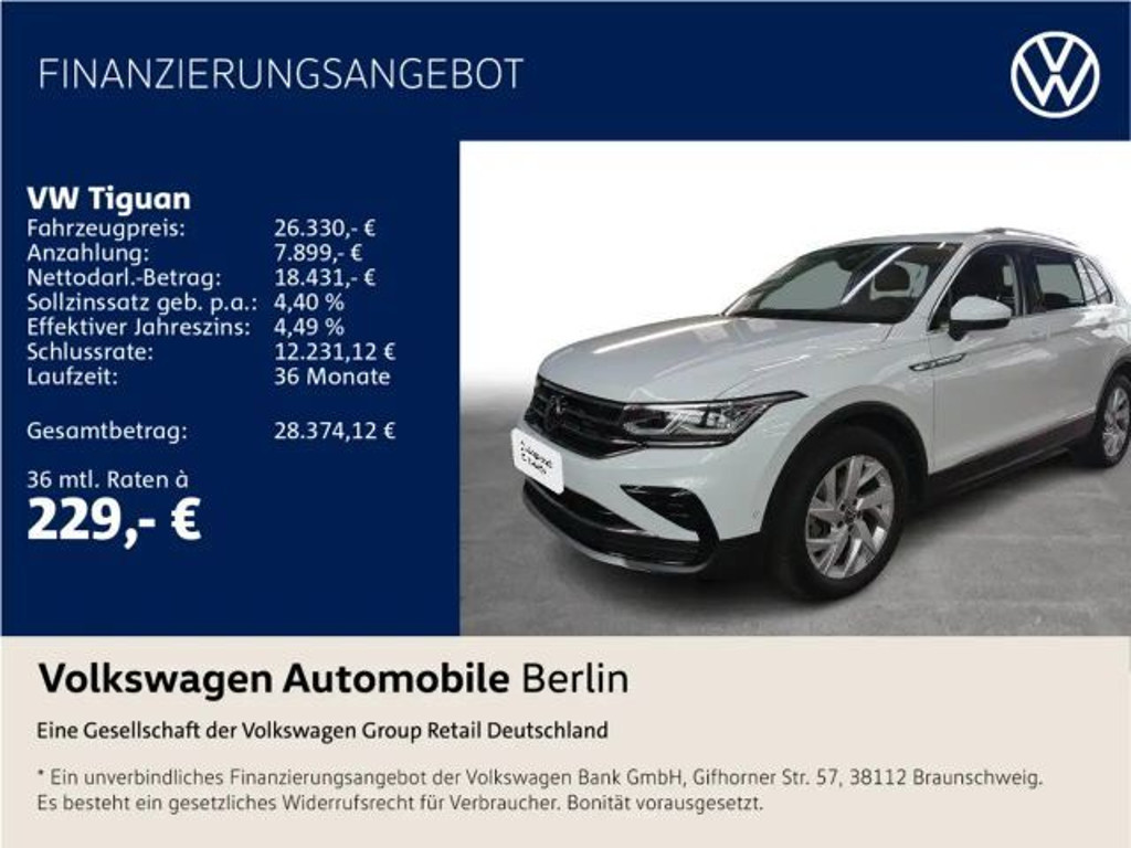 Volkswagen Tiguan DSG 1.5 TSI IQ.Drive Elegance Elegance