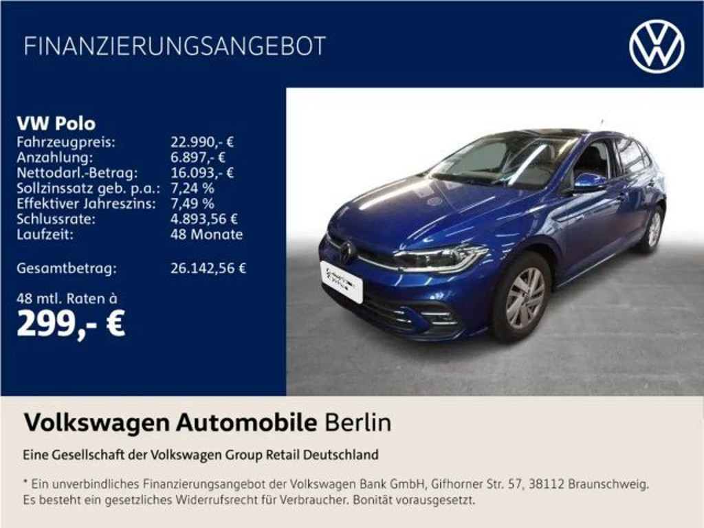 Volkswagen Polo Style 1.0 TSI