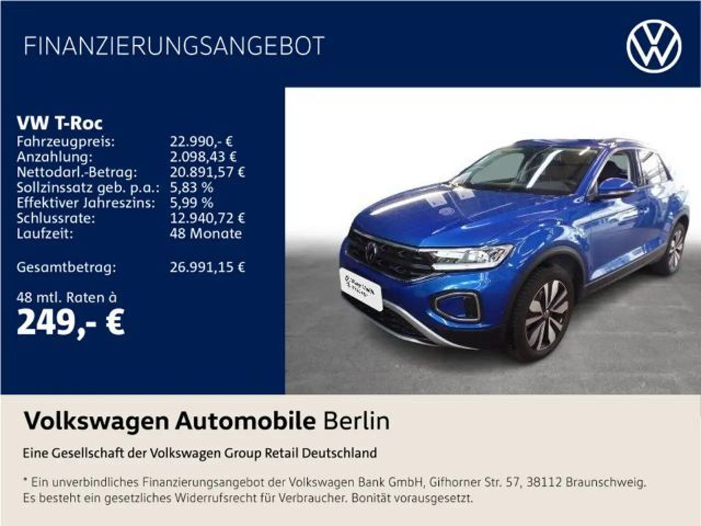 Volkswagen T-Roc 1.5 TSI Move