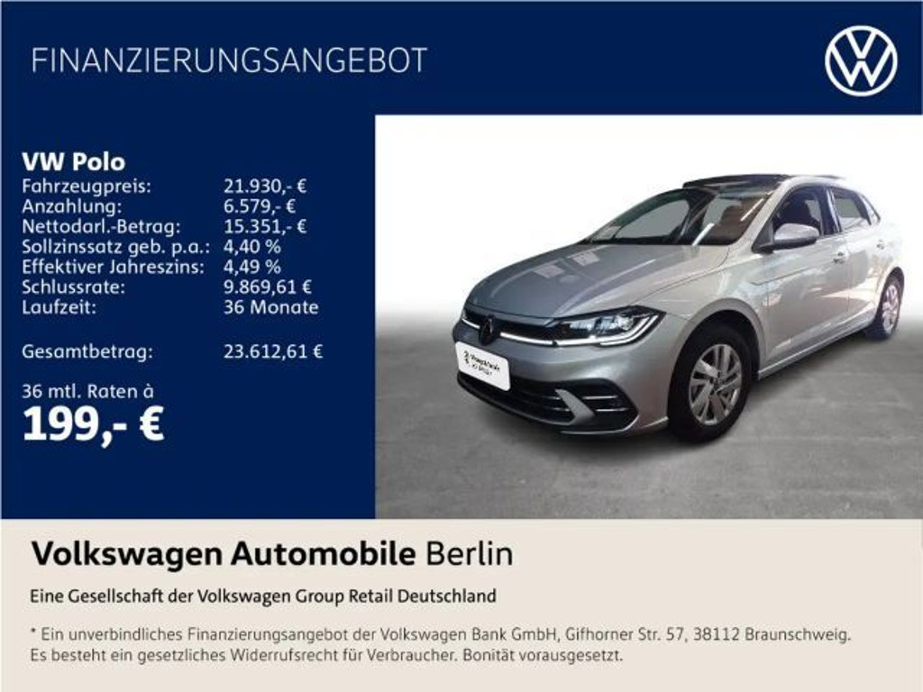 Volkswagen Polo DSG Style 1.0 TSI