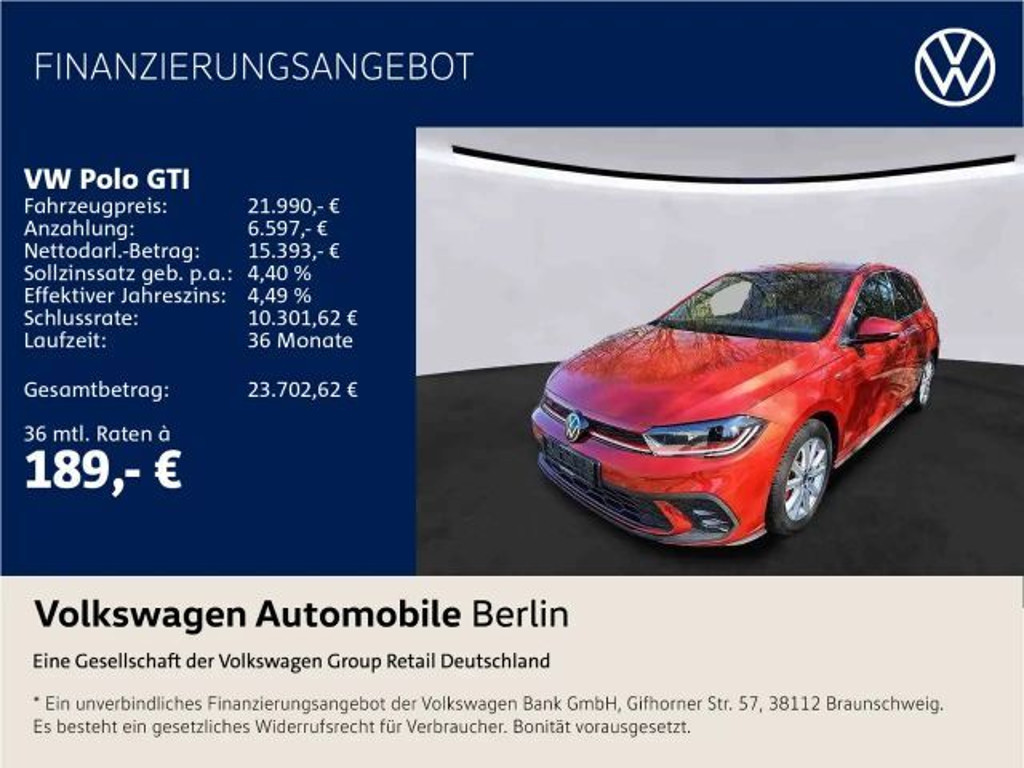 Volkswagen Polo GTI 2.0 TSI