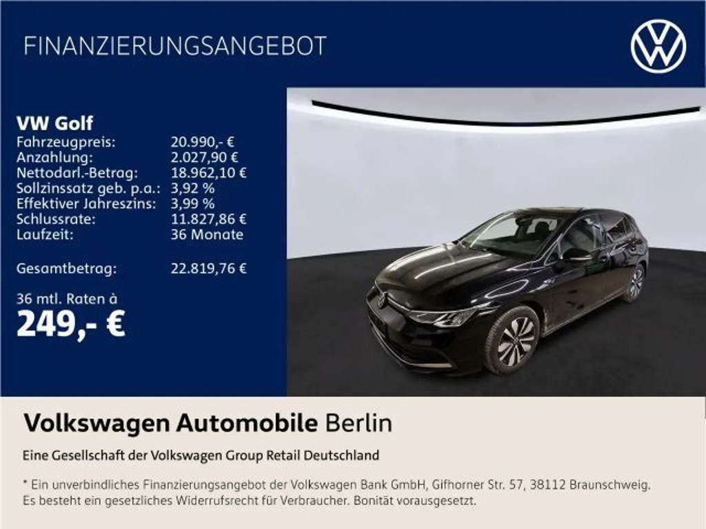 Volkswagen Golf 1.5 TSI Golf VIII Move