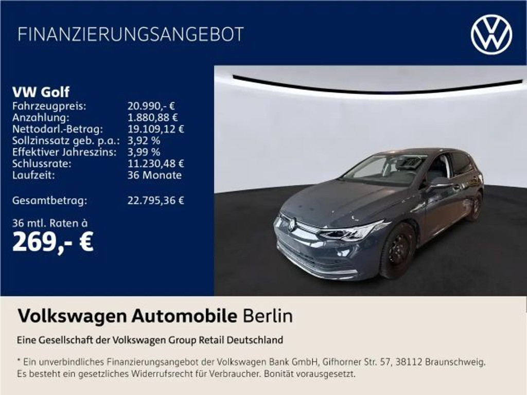 Volkswagen Golf 1.0 TSI Golf VIII Move