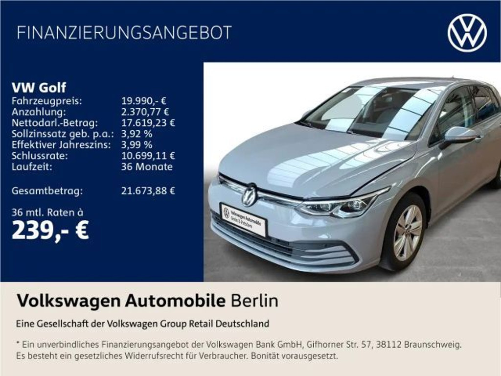 Volkswagen Golf Life 1.5 TSI Golf VIII