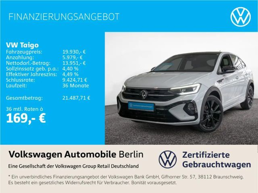 Volkswagen Taigo DSG R-Line 1.0 TSI