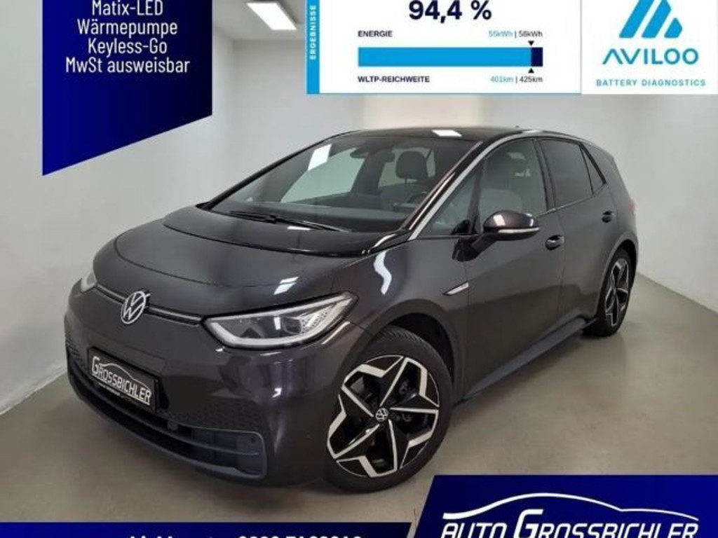 Volkswagen ID.3 Performance 58 KWh Pro