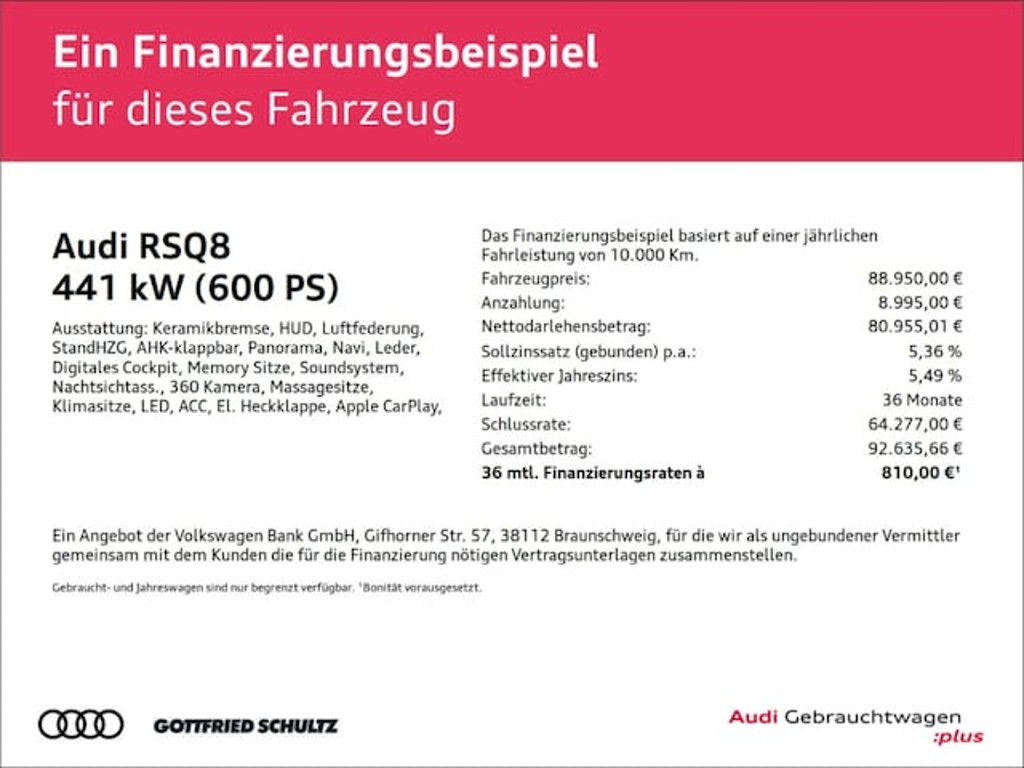 Audi RS Q8 Quattro