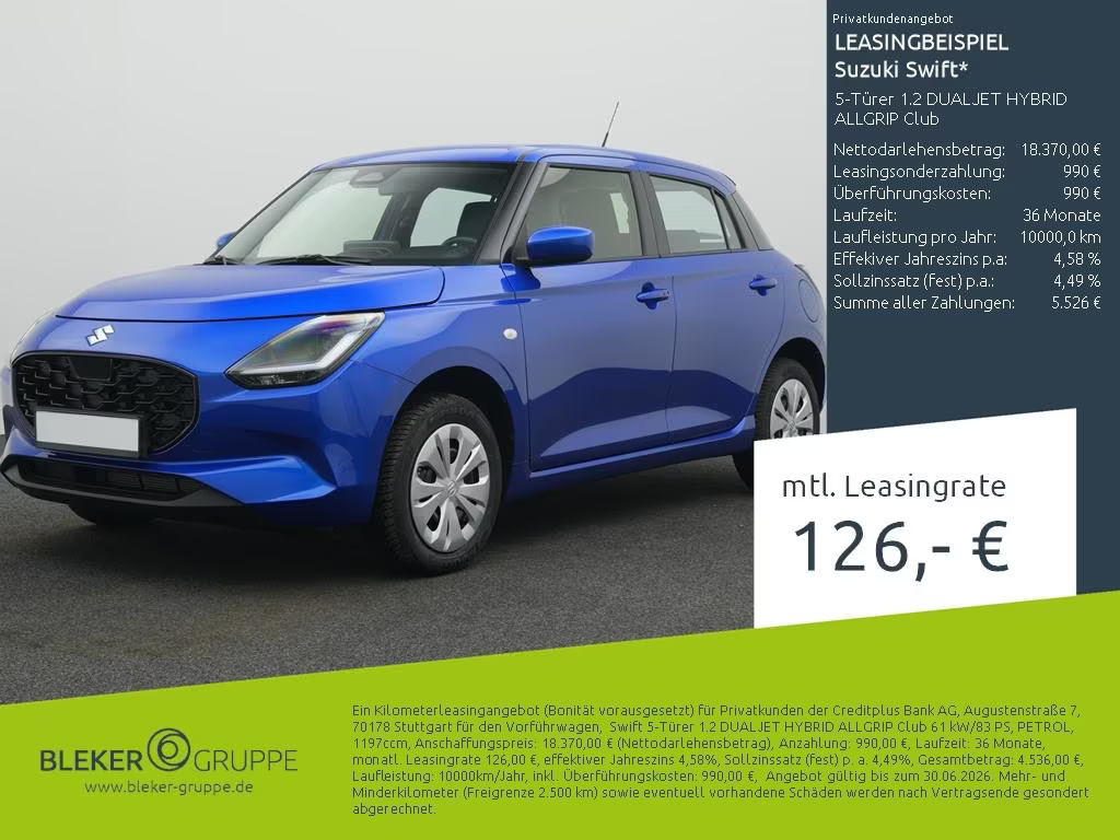 Suzuki Swift DualJet Club AllGrip Hybrid