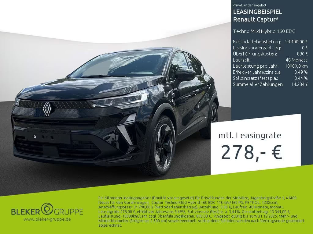 Renault Captur EDC Hybrid Techno