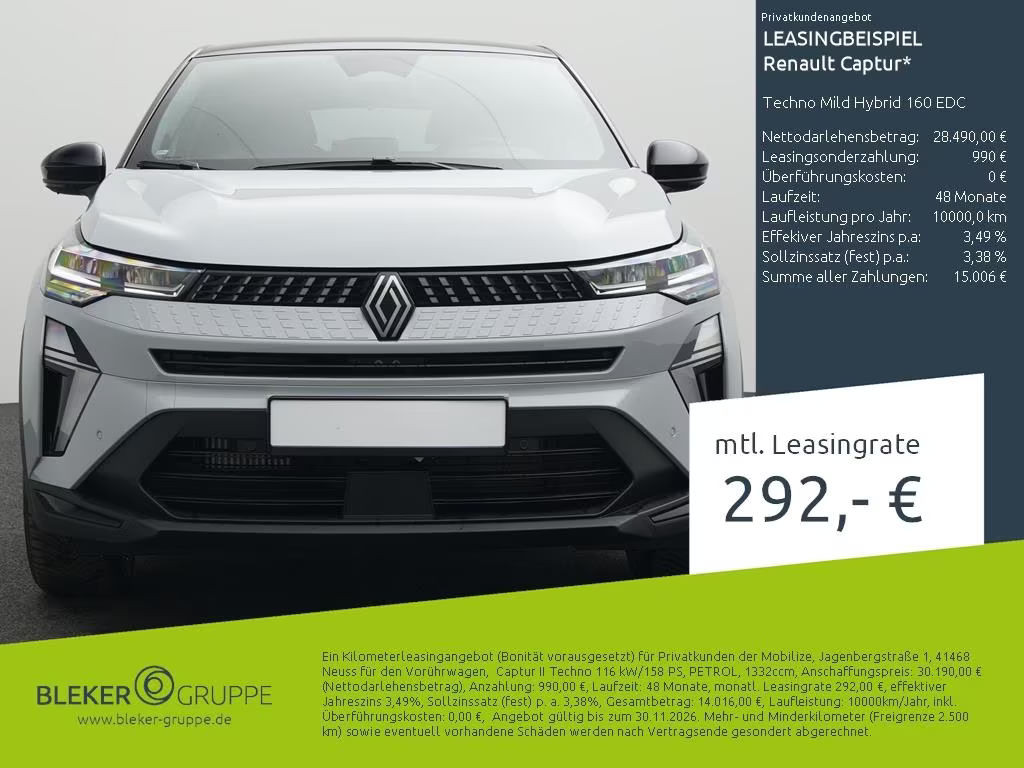 Renault Captur EDC Hybrid Techno
