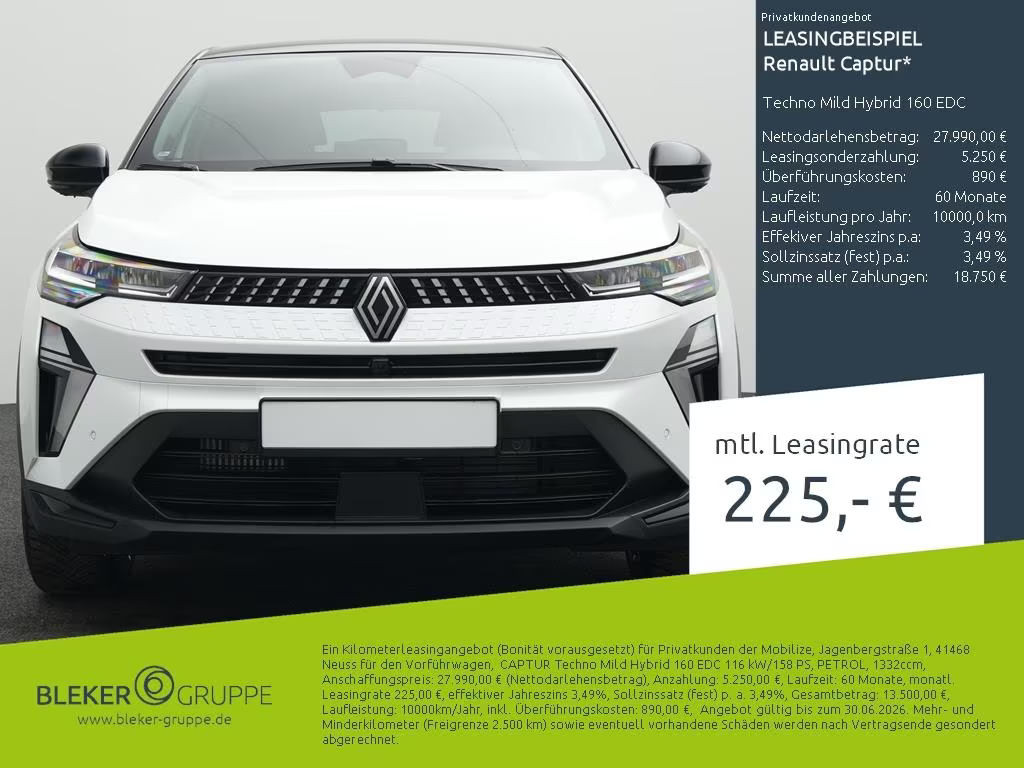 Renault Captur EDC Hybrid Techno